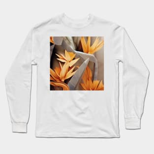 Sculptured Birds of Paradise Long Sleeve T-Shirt